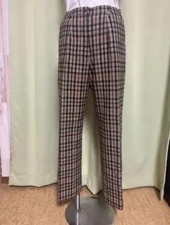 ダックスチェック柄 スラックス