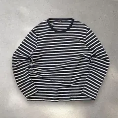 OLD UNIQLO ボーダーロンT y2k 平成archiv フェード L