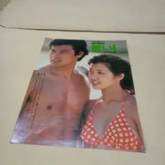 送料込 山口百恵 三浦友和 キリヌキ 水着 4P