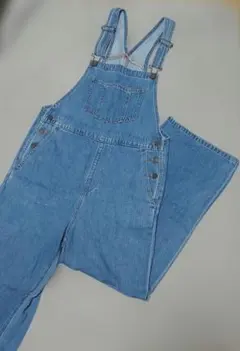 【ユーズド】 GU デニムオーバーオール Lサイズ