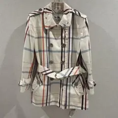 ⭐︎お値下げ⭐︎COACH (コーチ) チェック柄 トレンチコート ミニ丈