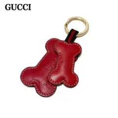 GUCCI グッチ テディベア レザー キーホルダー キーリング イタリア製