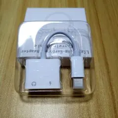 【iPhone】 イヤホン 変換 アダプタ 2in1 ライトニング 充電 同時