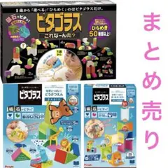 知育玩具 ピタゴラス ・どうぶつえん ・これなーんだ？ ・ボールコースターのサムネイル