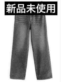 【新品未使用】GRL グレイル　ストレートデニムパンツ[cu468] グレー　Mのサムネイル