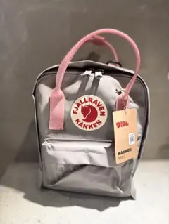 新品　kanken mini カンケン　グレーピンクのサムネイル
