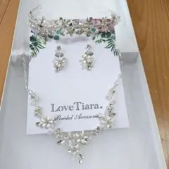 LoveTiara ティアラ・ネックレス・ピアス3点セット