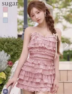 ROBE de FLEURS ピンク ホルターネック ミニドレス XSサイズ - メルカリ