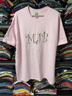GILDAN ピンク Tシャツ MJB レオパード柄　XL