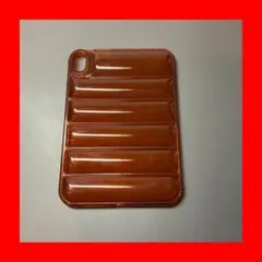 ブラウン iPadケース 立体 ダウンジャケット moecase 透明 ダウン風のサムネイル