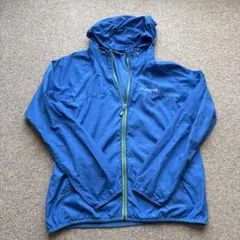 montbell 青　ウインドブラストパーカー