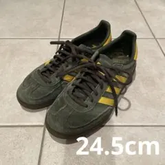 adidas ハンドボールスペツィアル グリーン×イエロー 24.5cm