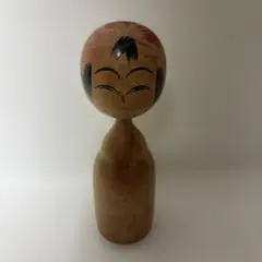 ⬛️希少！⬛️石田とみお作 創作こけし 帽子 木目 無垢 置物 伝統工芸
