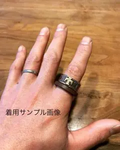 ビンテージ　レザーリング