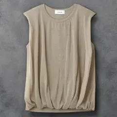 MIESROHE sustainableシアードレープノースリニットTOPSのサムネイル
