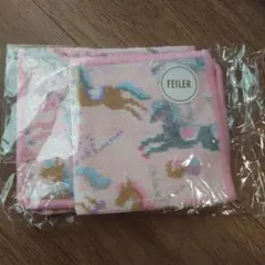 FEILER LOYERARY モクバ　ピンク　ハンカチポーチ& ハンカチ
