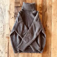 GALERIE VIE ファインウール タートルネック ニットセーター