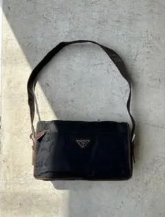 prada レザーナイロンバッグ