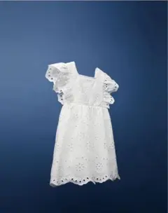 ZARA エンブロイダリーワンピース　9-12M