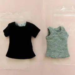【1/6サイズドール用】アゾン Tシャツ & タンクトップ セット