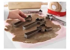 IKEA(イケア)VINTERKULクッキー型5個セット ステンレススチール