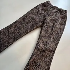 JEANASIS 黒×金 スパッツ Sサイズのサムネイル