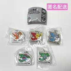 ポケモン　30周年 メタルチャームマスコット　5種セット　ガチャ