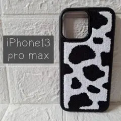スマホケース iPhone13 pro max カバー 乳牛柄 ふわふわ TPU