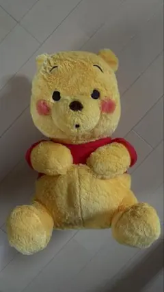 くまのプーさん ぬいぐるみ ハート抱っこ - メルカリ