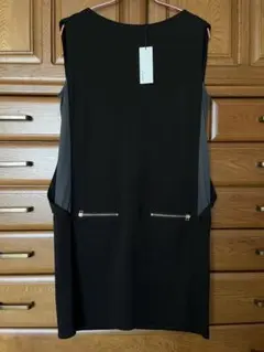 リエス ワンピース ドレス ノースリーブ L 黒のサムネイル