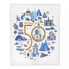 Walt Disney World Resort 50周年 ブランケット　毛布のサムネイル