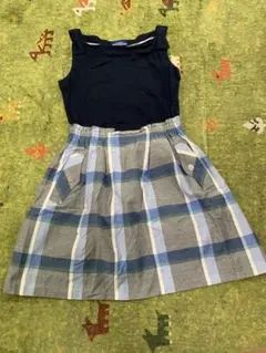 大特価！BURBERRY ノースリーブワンピース チェック　38