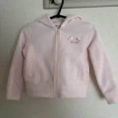 べべパーカー 100ピンクフリースパーカー