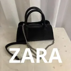 ZARA ミニシティ　2wayバッグ　ブラック