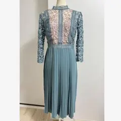 LITTLE MISTRESS レース プリーツドレス 結婚式 パーティー