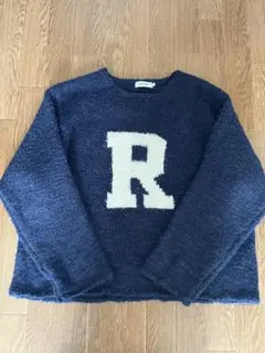 ニコアンド　チャンキーロゴニット Mサイズ