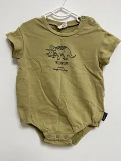 トリケラトプスロンパース オリーブグリーン