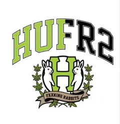 HUF FR2 ホワイト Tシャツ 新品　L