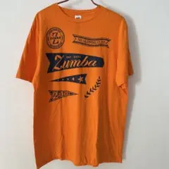 Zumba 正規品オレンジ Tシャツ ワンサイズ
