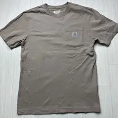 カーハートCARHARTTポケットTシャツベージュルーズフィットUS古着