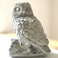 鳥オブジェ　フクロウ置物　オーナメント　ガーデンオーナメント　ガーデン雑貨　梟