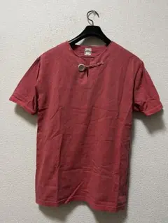 EEL　陶器釦のスキッパー　/M　赤　イール　カットソー　Tシャツ　日本製のサムネイル