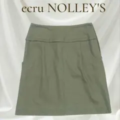 ecru NOLLEY'S エクリューノーリーズ カシミヤ混 ミニスカート