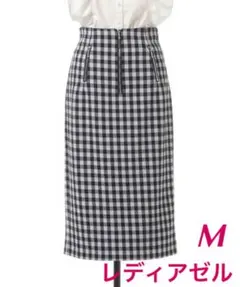 レディアゼル ギンガムチェックペンシルスカート 1 M
