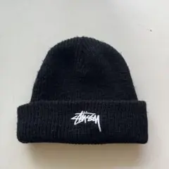 stussy黒 ニット帽　ストゥーシーのサムネイル