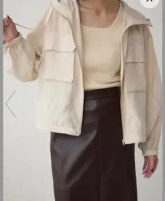 アズールバイマウジー　ビックポケットブルゾン