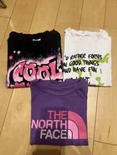 女の子長袖Tシャツ120センチ3枚セット