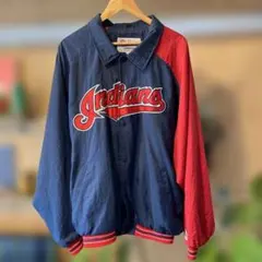 ましゃ様専用Indians Starter ジャケット ネイビー/レッドのサムネイル