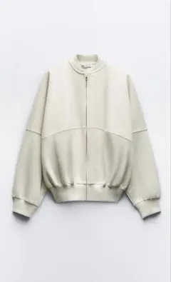 ZARA ボンバースエットシャツジッパー　新品未使用品
