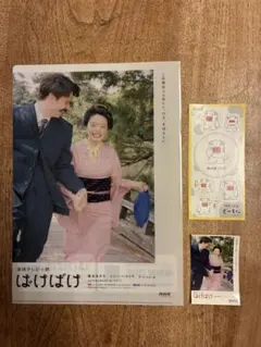 NHK 朝ドラ ばけばけ A4クリアファイル シール　どーもくんシール　3点